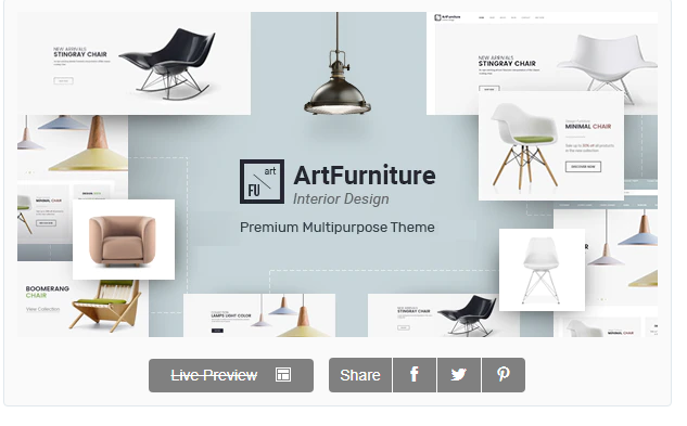 Home Decoration WordPress Theme, Appliances Furniture Theme