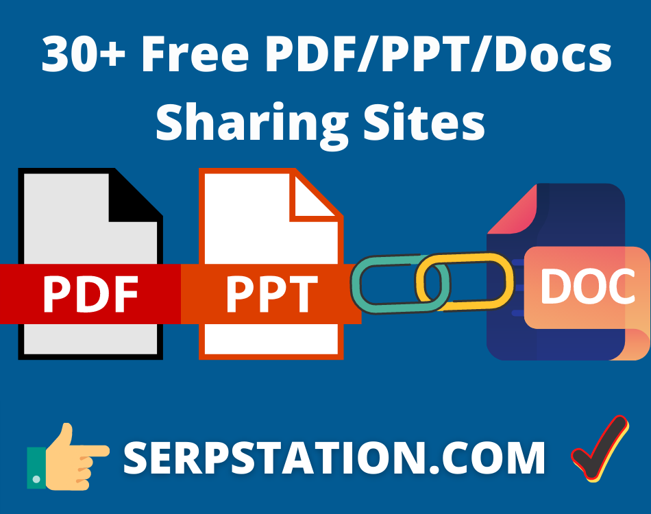 Top 30+ High DA Free PDF Submission Sites List 2021