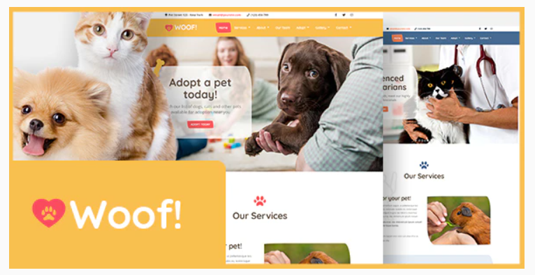 Best Pet Shop WordPress Themes | Veterinary WordPress Theme
