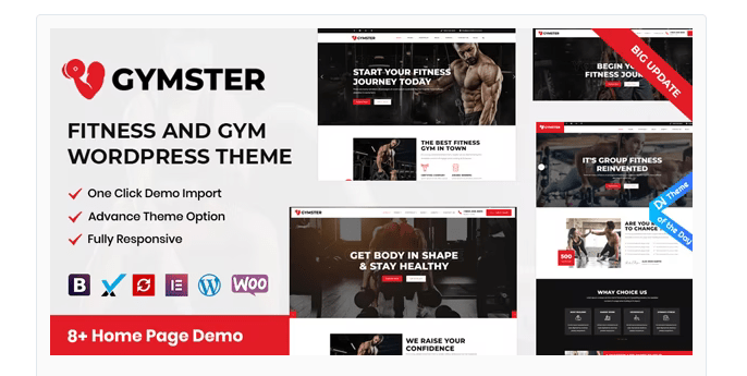 Gymster – Fitness and Gym WordPress Theme