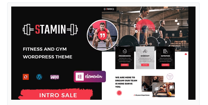 Stamin – Fitness and Gym WordPress Theme