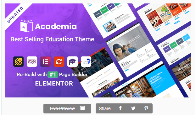 Academia – Education WordPress Theme