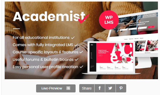 Academist – Education & Learning Management System Theme