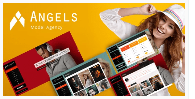Angel – Fashion Model Agency WordPress CMS Theme