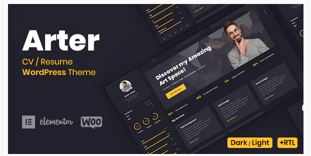 Arter – CV Resume WordPress Theme