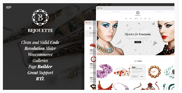 Bejouette - Handmade Jewelry Designer WordPress Theme
