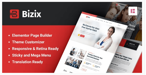 Bizix - Corporate and Business WordPress Theme
