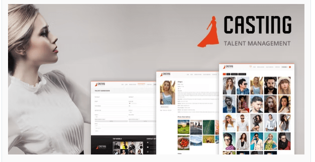 Casting - Responsive Model Agency WordPress Theme
