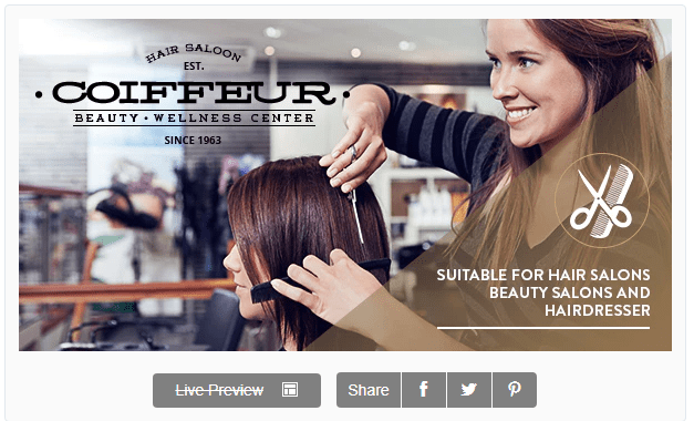 Coiffeur – Hair Salon WordPress Theme
