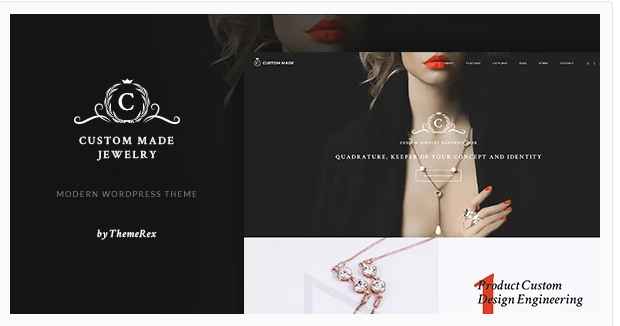 Custom Made | Jewelry Manufacturer and Store WordPress Theme
