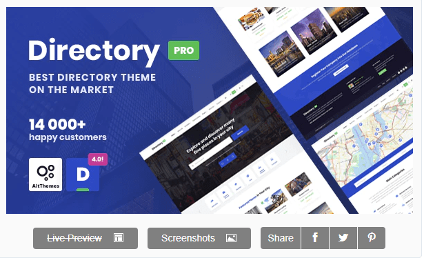 DirectoryPRO - WordPress Directory Theme