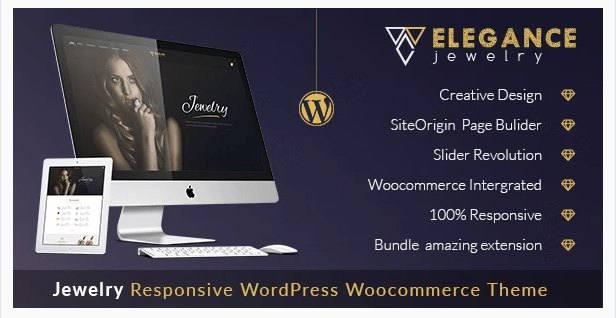 Elegance - Jewelry Responsive WordPress Woocommerce Theme
