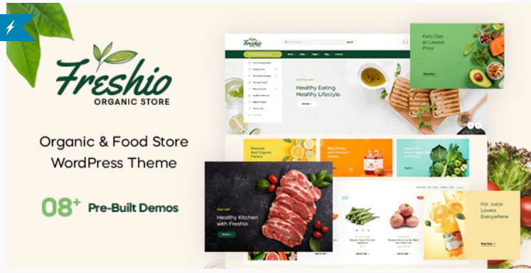 Freshio – Organic & Food Store WordPress Theme