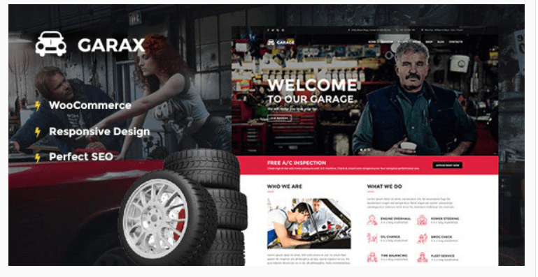 Garax | Automotive WordPress Theme