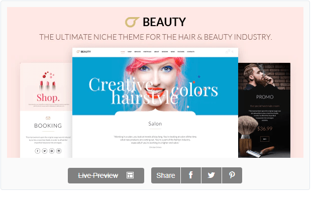 Hair Salon – Hairdresser WordPress