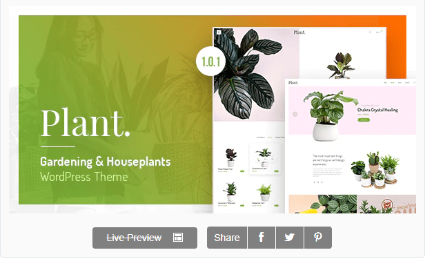 Plant - Gardening & Houseplants WordPress Theme