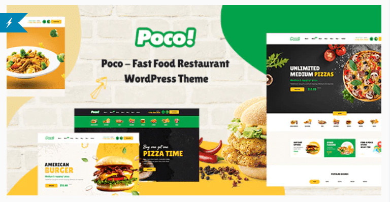 Poco – Fast Food Restaurant WordPress Theme