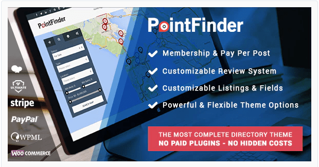 PointFinder | Directory & Listing WordPress Theme