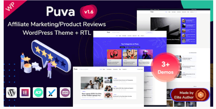 Puva – Affiliate Product Reviews WordPress Theme