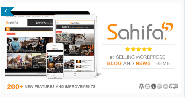 Sahifa – Responsive WordPress News / Magazine / Blog Theme