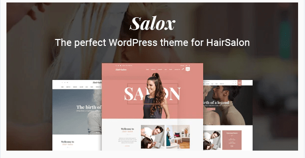 Salox | Hair Salon WordPress Theme