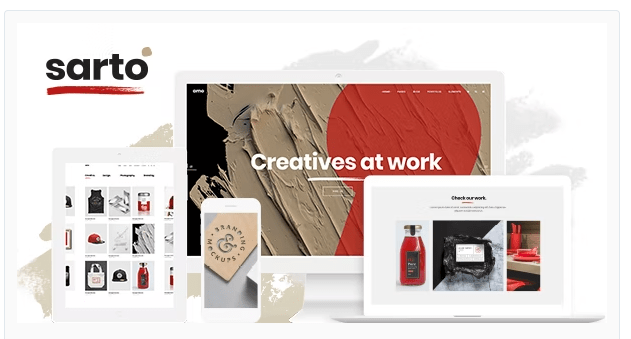 Sarto - Web Design & Creative Agency Theme

