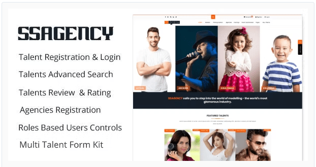 Ssagency – Fashion & Modeling World WordPress Theme