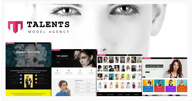 Talents – Model Agency WordPress CMS Theme