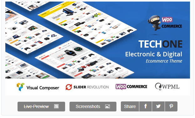 TechOne - Electronics Multipurpose WooCommerce Theme ( RTL Supported )