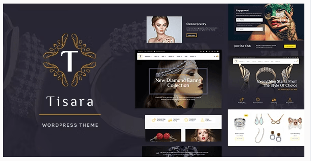 Tisara Jewelry WooCommerce Theme
