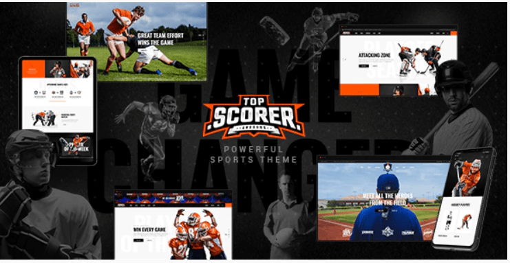 TopScorer – Sports WordPress Theme