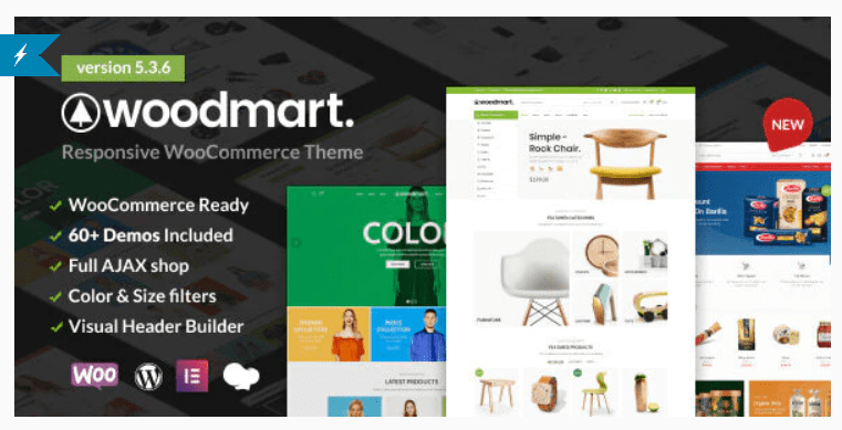 WoodMart  Responsive Ecommerce Theme For WordPress